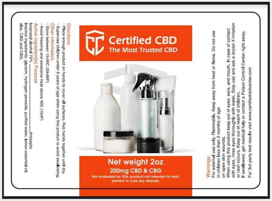 Label 101 Certified CBD Center the most trusted CBD products